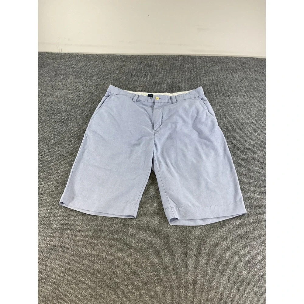 Polo Ralph Lauren Shorts Men's 34 Light Blue Chino Flat Front Classic Fit Casual